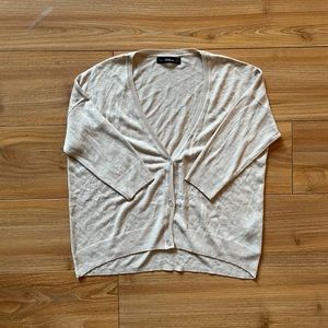 ZARA KNIT Button Down Cardigan